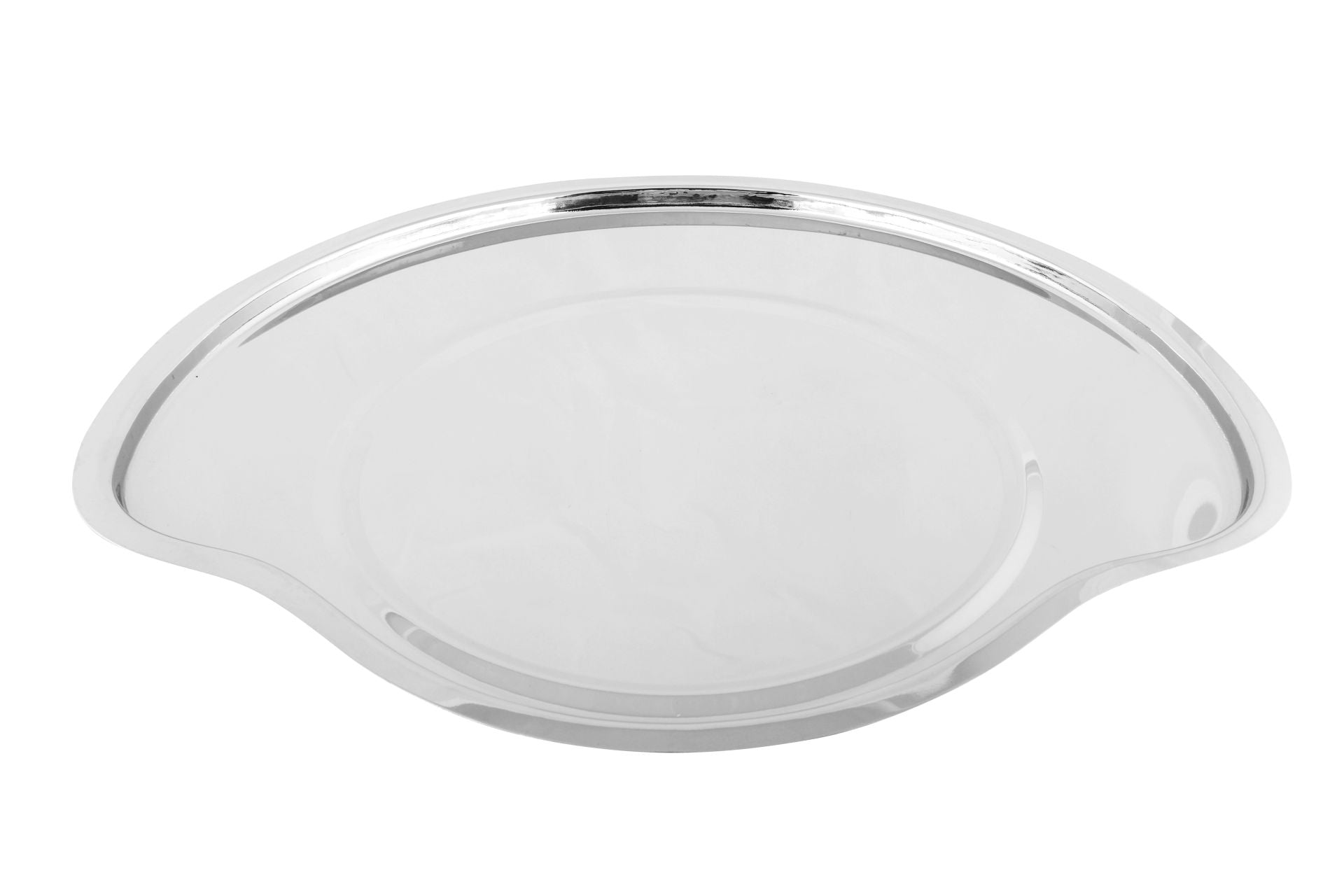 Stainless Steel Premium Thali/Platter, 17", Heavy Duty