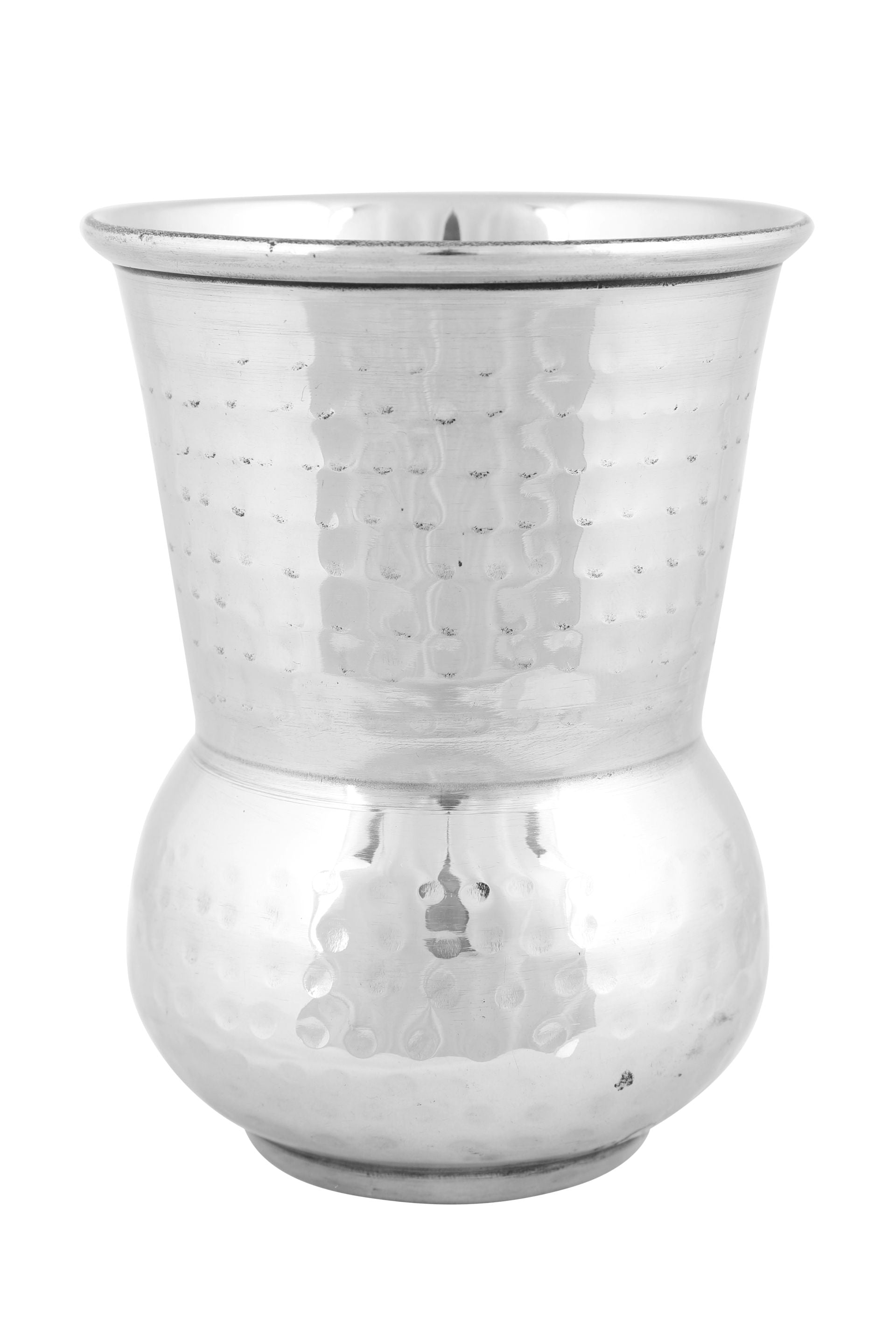 Stainless Steel Hammered Tall Water Glass / Tumbler, 350 ML