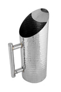 Stainless Steel Hammered Water Jug Pitcher, 1.5 Liters