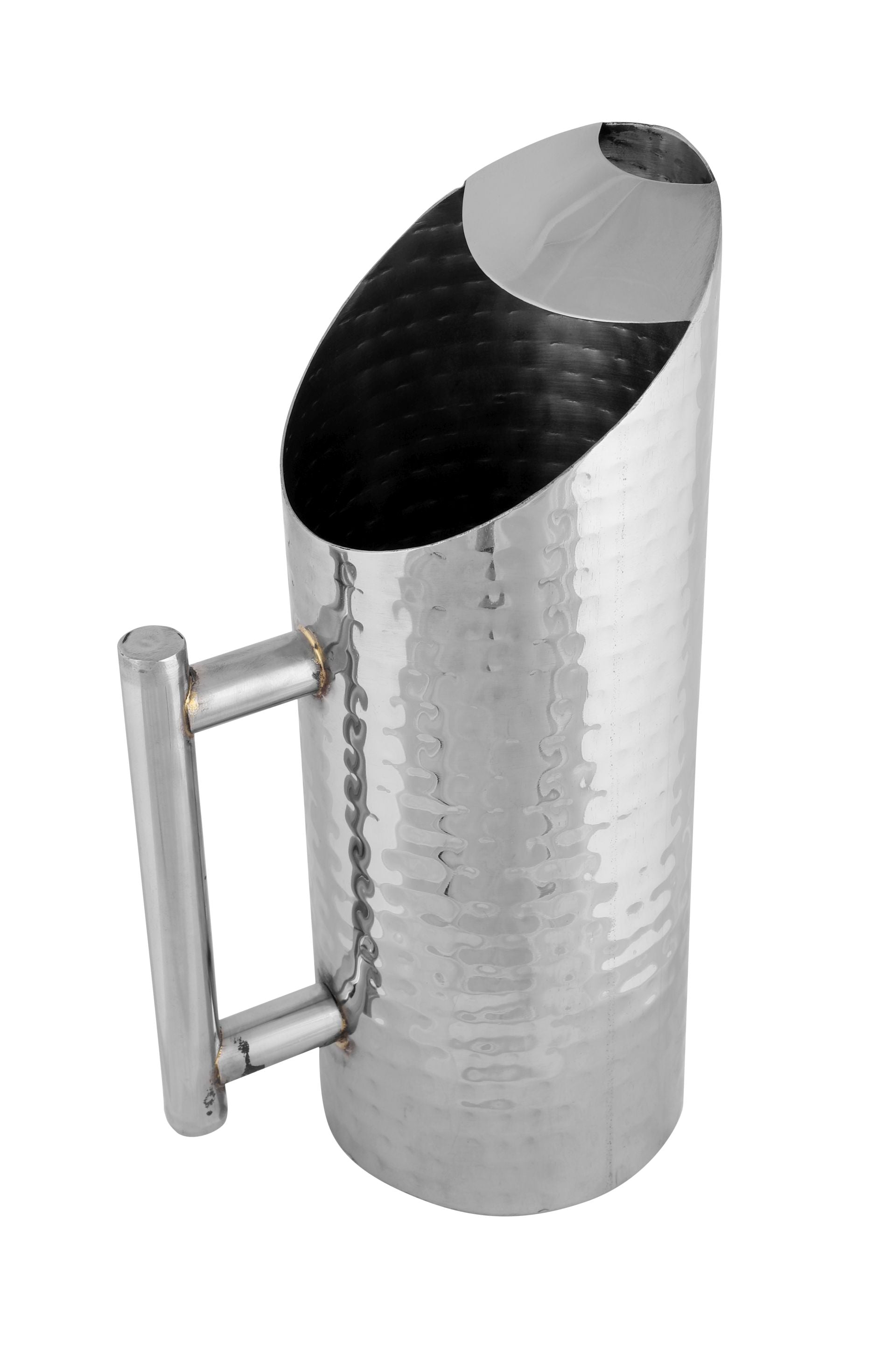 Stainless Steel Hammered Water Jug Pitcher, 1.5 Liters