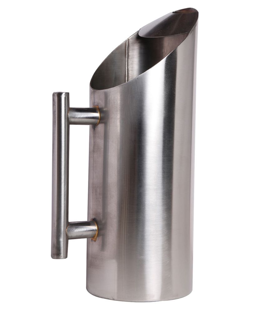 Stainless Steel Matt Finish Jug Pitcher with Solid Steel Handle, 1.5 Liters