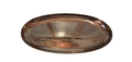 Rose Gold Finish Hammered Oval Shape Serving Platter, 8, 10 & 12, Stainless Steel