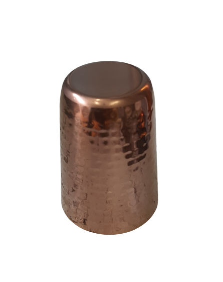 Rose Gold Finish, Stainless Steel Hammered Glass / Tumbler, PVD Coating, 300 ML