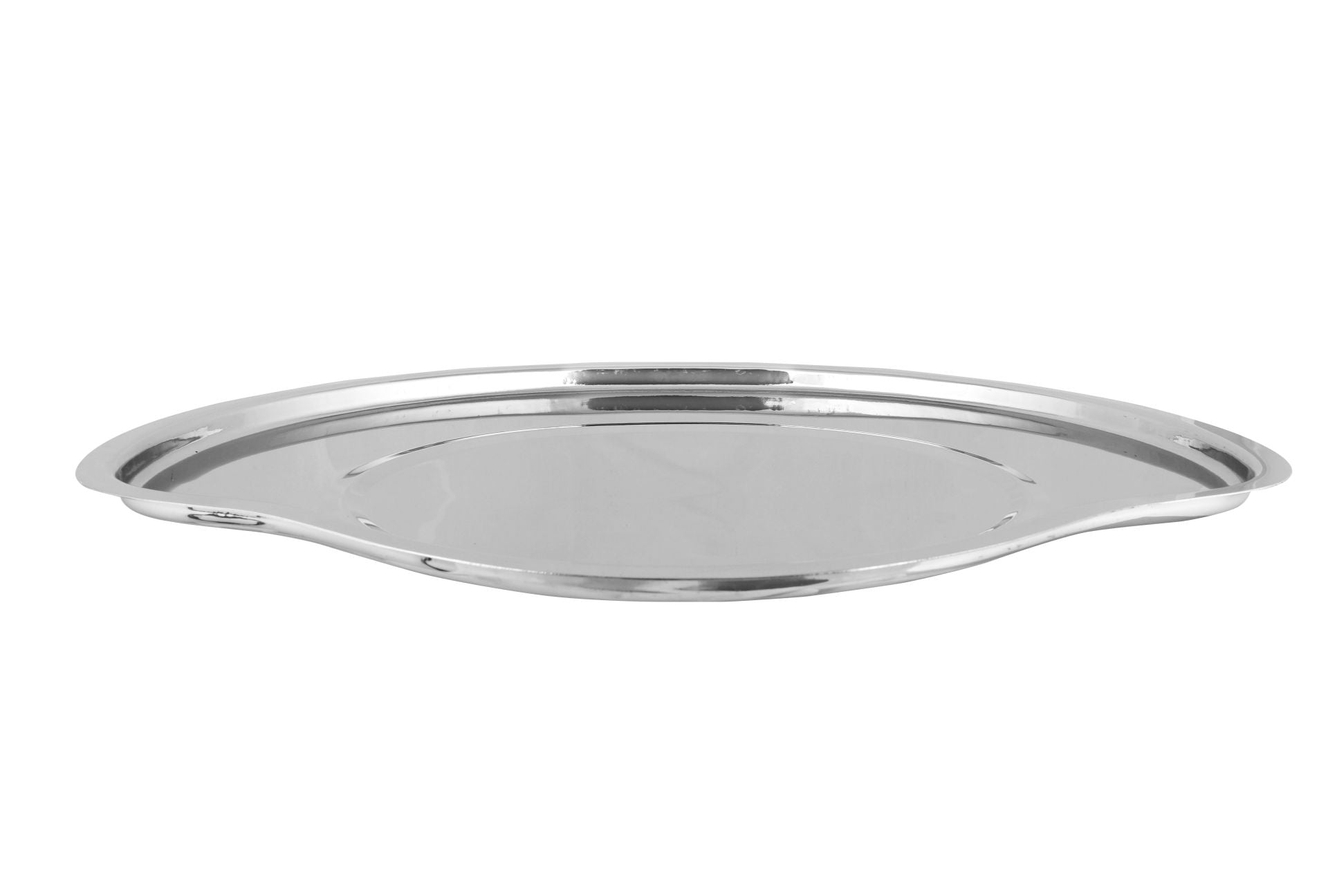 Stainless Steel Premium Thali/Platter, 17", Heavy Duty