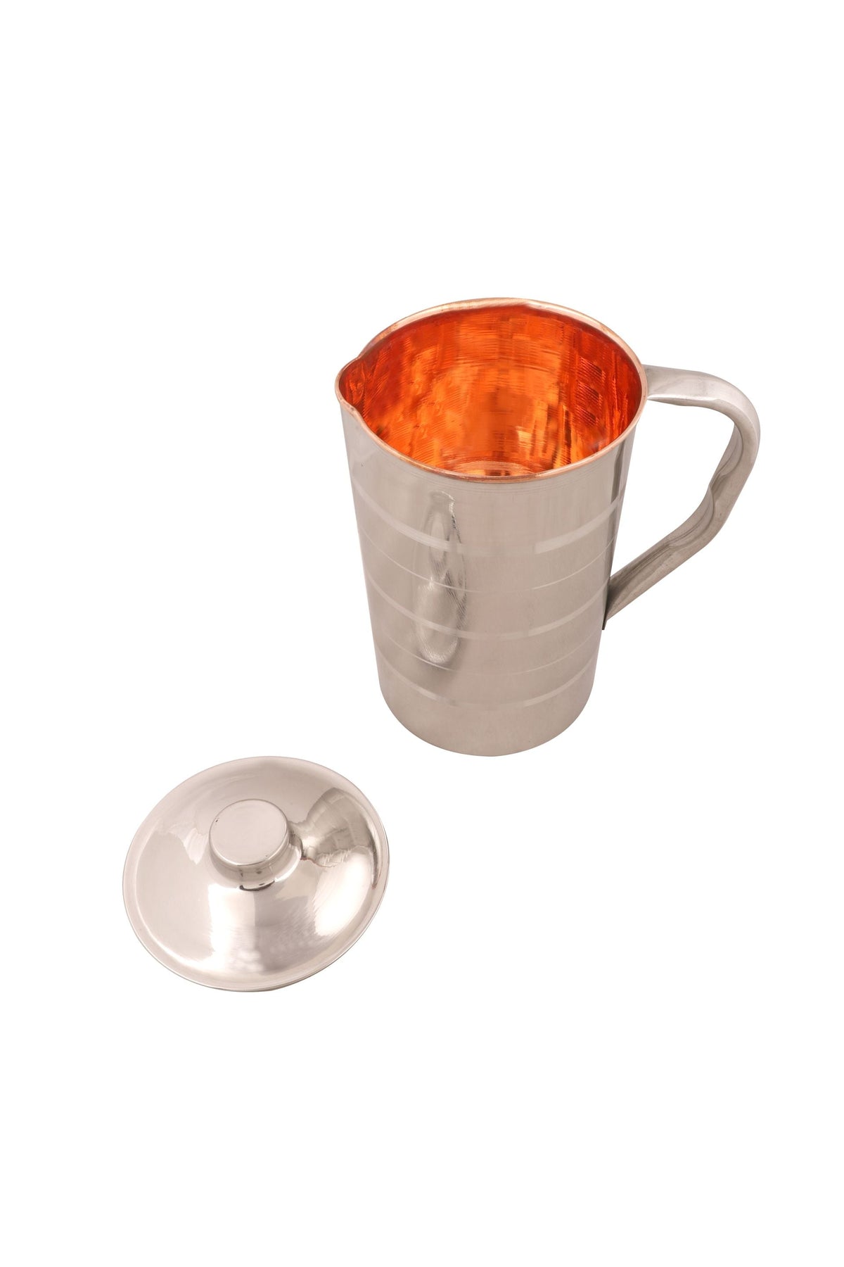 Pichet/Carafe en acier inoxydable/cuivre pour le stockage de l'eau, 1,6 litre