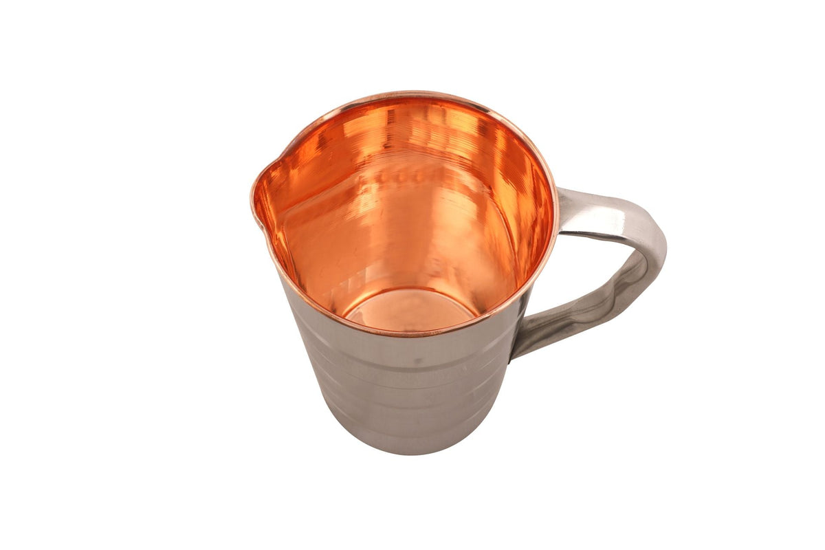 Pichet/Carafe en acier inoxydable/cuivre pour le stockage de l'eau, 1,6 litre