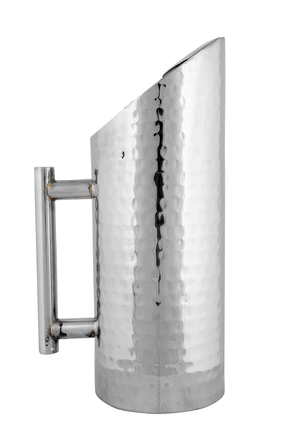 Stainless Steel Hammered Water Jug Pitcher, 1.5 Liters