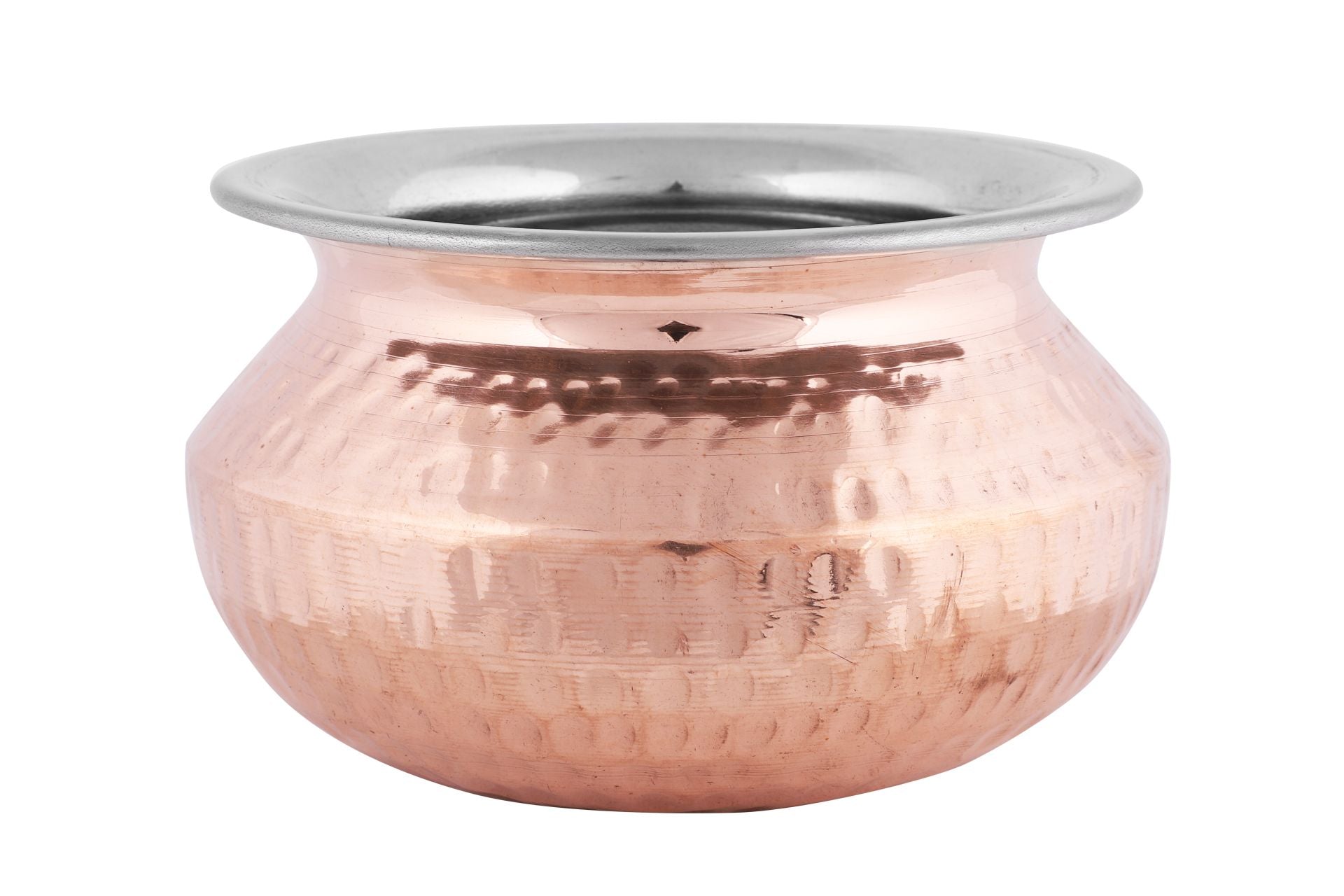 Copper Stainless Steel Hammered Handi #1, 415 ML, Serveware, D/W, 4"