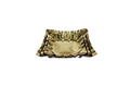 Gold Finish Square Shape Decorative Platter, Stainless Steel