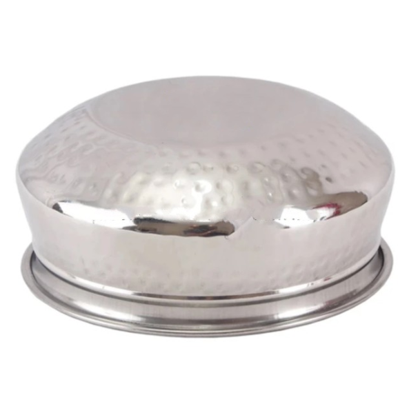 Stainless Steel Hammered Double Wall Mini Serving Handi Bowl #000, 100 ML, 3