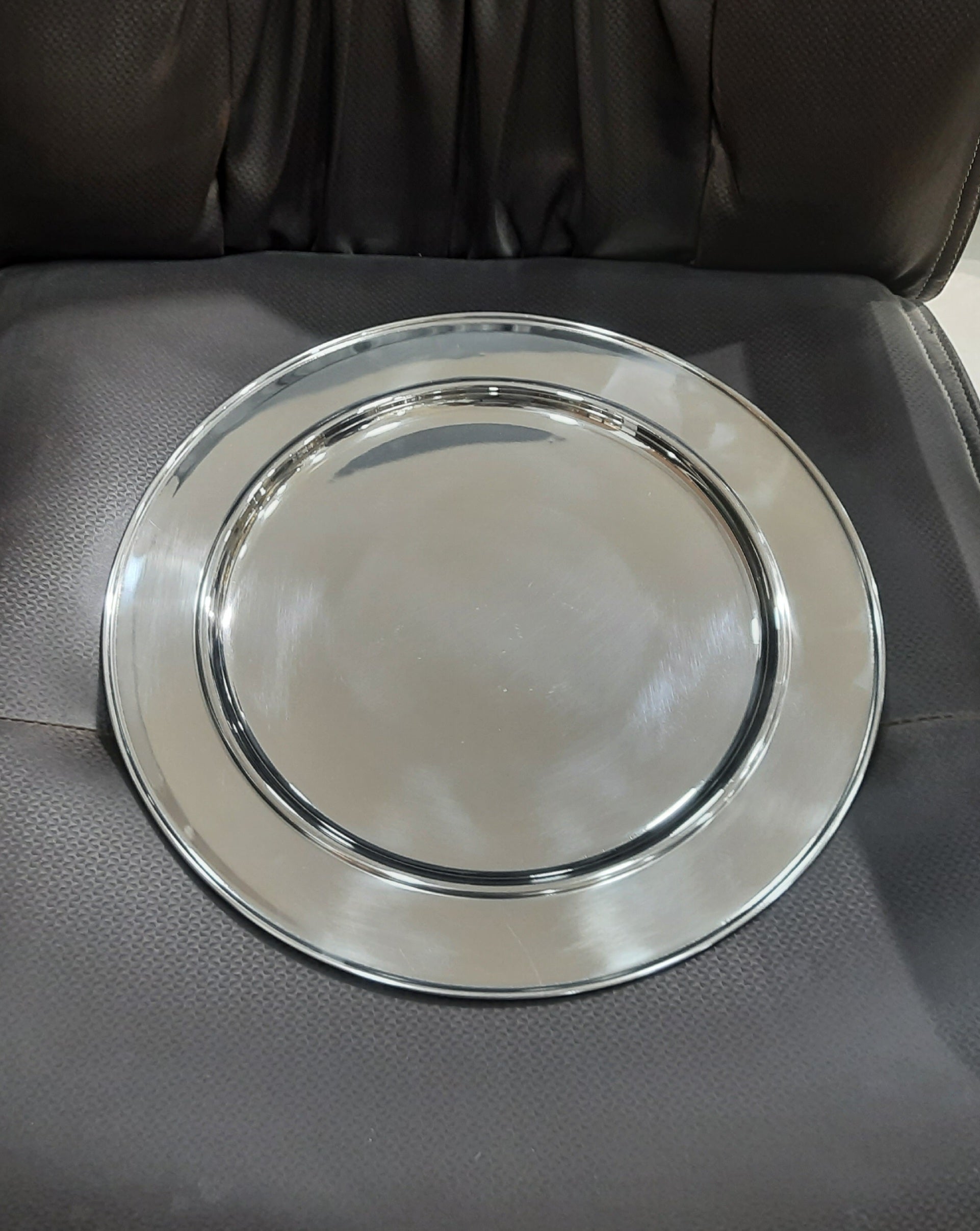 Heavy Duty Charger Plate, Stainless Steel, 13 Round, Polish Finish