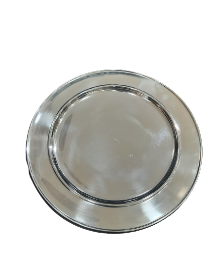 Heavy Duty Charger Plate, Stainless Steel, 13 Round, Polish Finish